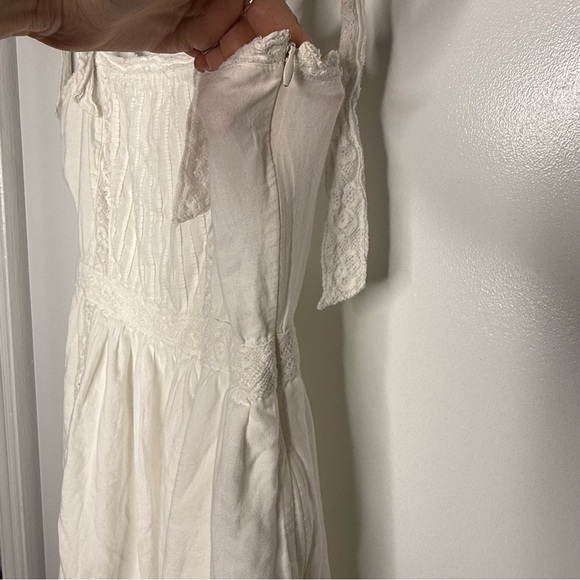 LoveShackFancy - Ayala Dress - White Cotton and Lace dress - Size 8 - Picture 6 of 16